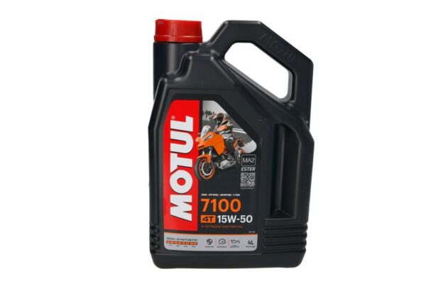 OLEJ DO SILNIKÓW 4T SAE 15W50 MOTUL 7100 4L SN JASO MA-2 SYNTETYCZNY