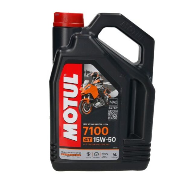 OLEJ DO SILNIKÓW 4T SAE 15W50 MOTUL 7100 4L SN JASO MA-2 SYNTETYCZNY