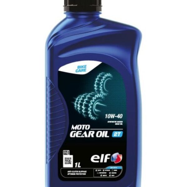 OLEJ PRZEKŁADNIOWY SAE 10W40 ELF MOTO GEAR OIL 1L SG PÓŁSYNTETYCZNY