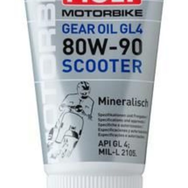 OLEJ PRZEKŁADNIOWY SAE 80W90 LIQUI MOLY MOTORBIKE GEAR OIL 0,15L GL-4 MINERALNY