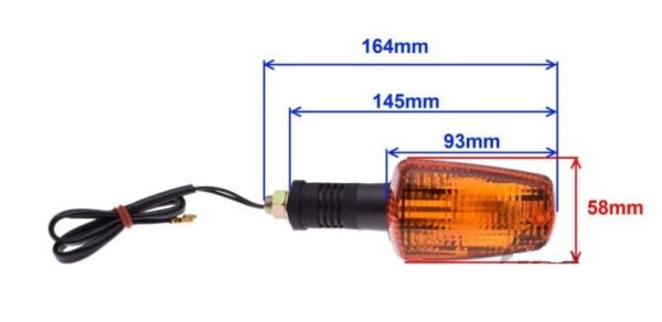 Kierunkowskaz do Yamaha FZ FZR TZR DTR YSR lewy - obrazek 2