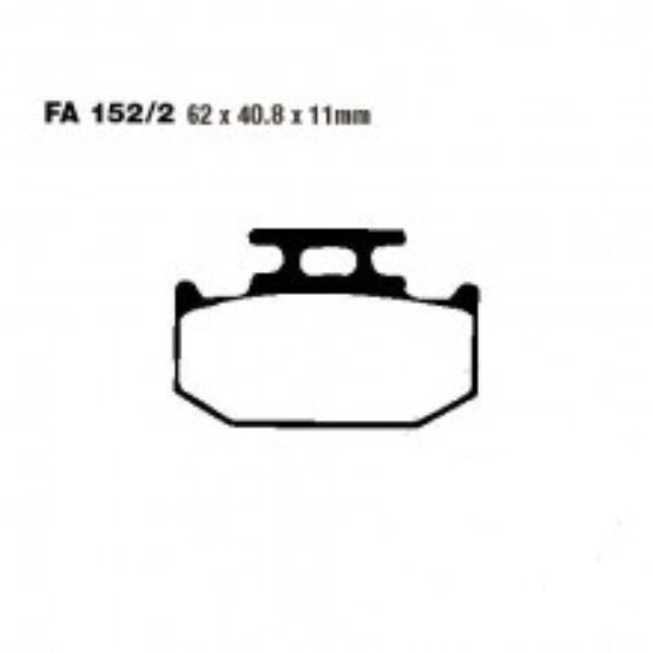 Klocki hamulcowe EBC FA152/2 Kawasaki KLX ,Yamaha DT 125