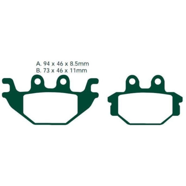 Klocki hamulcowe TGB550/1000 EBCFA377